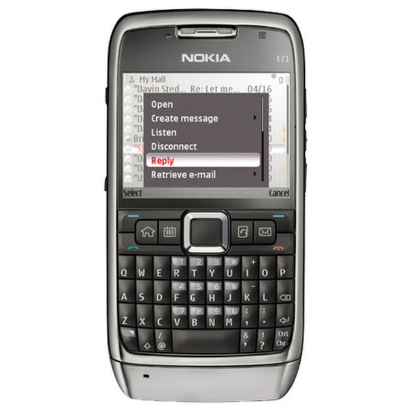Nokia E71 Black smartphone