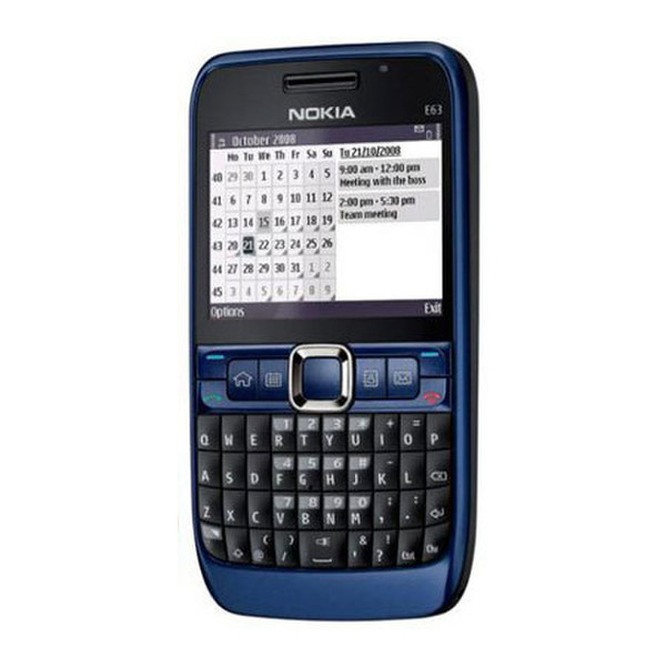 Nokia E63 Single SIM Blue smartphone