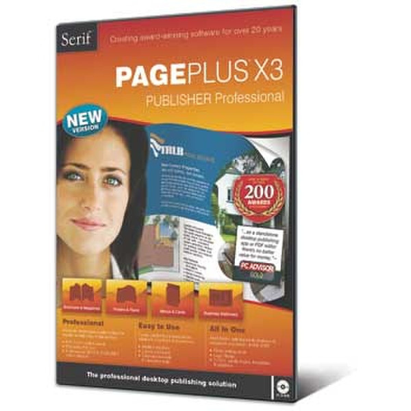 Serif PagePlus X3 Publisher Professional (Retail) - 1 User