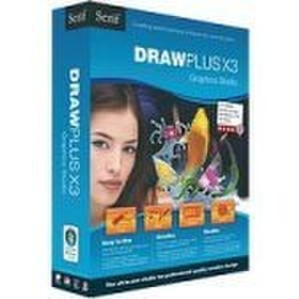 Serif Drawplus X3 DrawPlus X3 Graphics Studio (Mini Box Retail) - 1 User