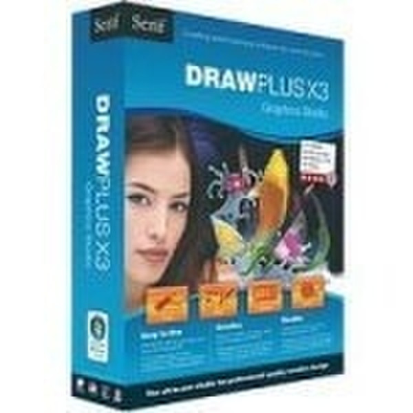 Serif Drawplus X3 DrawPlus X3 Graphics Studio (Mini Box Retail) - 3 User