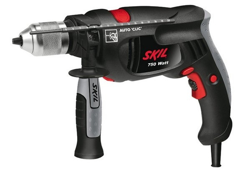 Skil Hammer drill 6790 Без ключа 2800об/мин 750Вт 1900г электрическая дрель