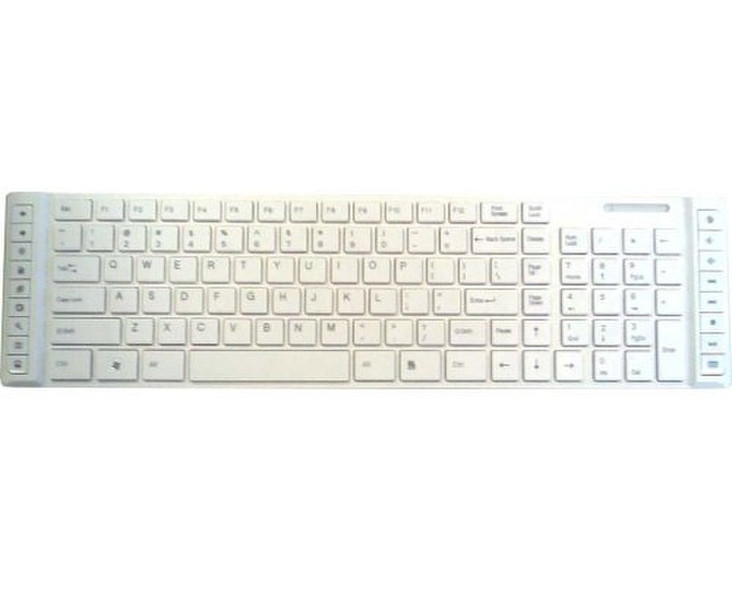 Saitek Wireless Slim Keyboard RF Wireless QWERTZ Weiß Tastatur