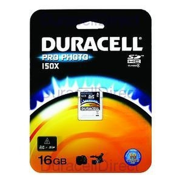 Duracell Pro Photo 16GB 16ГБ SDHC карта памяти