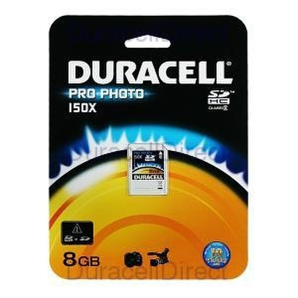 Duracell Pro Photo 8GB 8ГБ SDHC карта памяти
