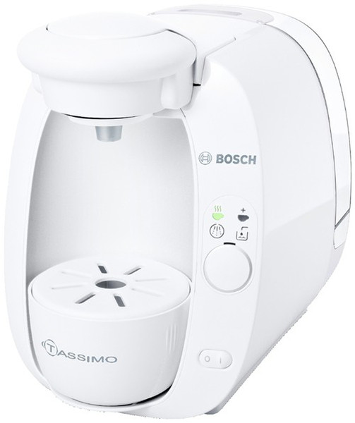 Bosch TAS2001 Pod coffee machine 1.5L White coffee maker