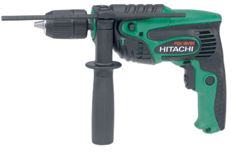 Hitachi FDV16VB2 Ключ 2900об/мин 550Вт 1600г Черный, Зеленый электрическая дрель