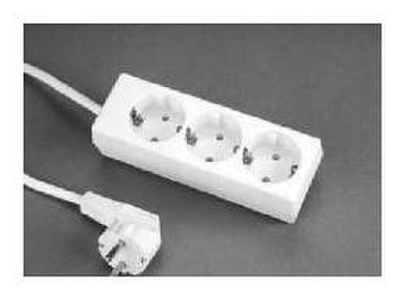 Deltac Table 3-way Socket 3AC outlet(s) 5m White surge protector