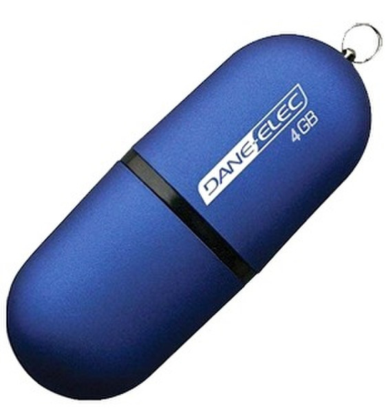 Dane-Elec zMate USB 2.0 4 GB 4ГБ USB 2.0 Тип -A Синий USB флеш накопитель