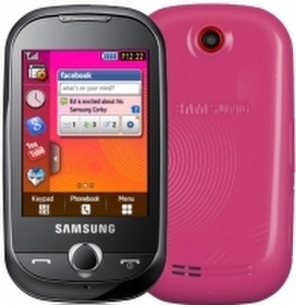 Debitel S3650 Черный, Розовый смартфон