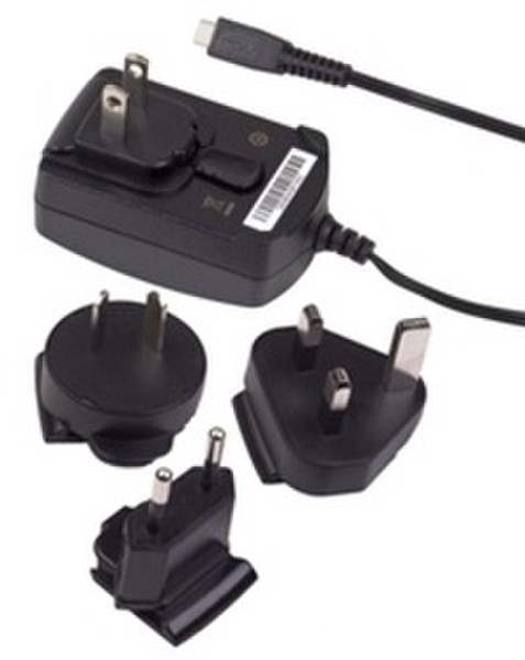 BlackBerry Global Adapter Travel Charger Black mobile device charger