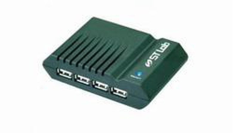 ST Lab U-271 480Мбит/с Зеленый хаб-разветвитель