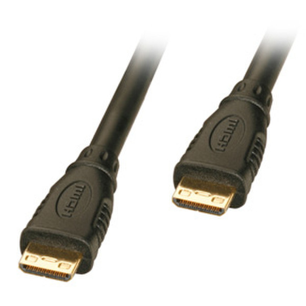 Lindy Mini HDMI 1.3b Cable 0.5m 0.5м HDMI HDMI Черный HDMI кабель