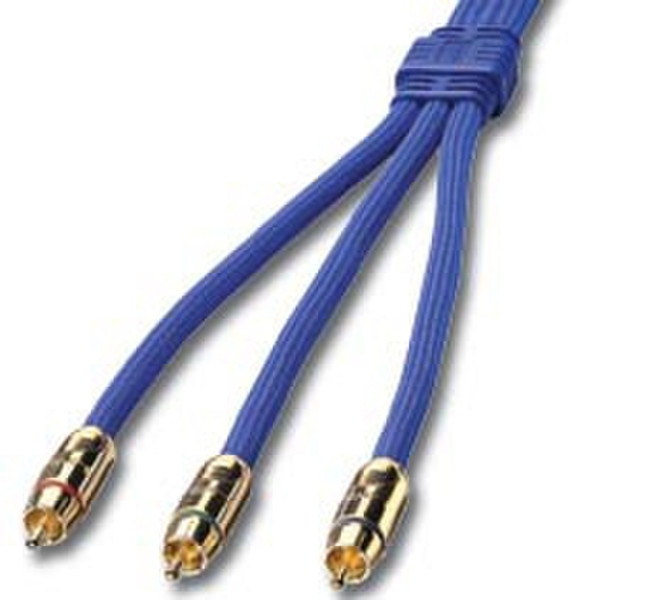 Lindy 37936 10м Синий компонентный (YPbPr) видео кабель