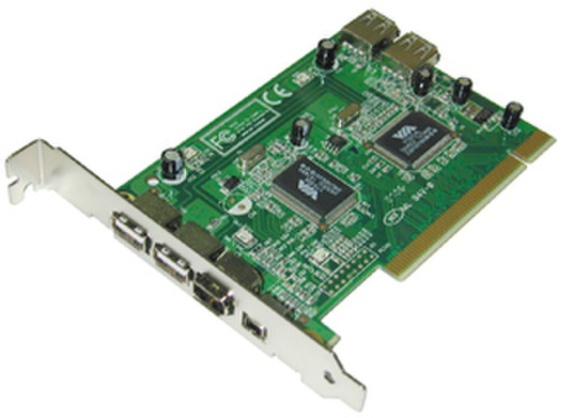 Lindy PCI USB 2.0 / FireWire Combo Card интерфейсная карта/адаптер