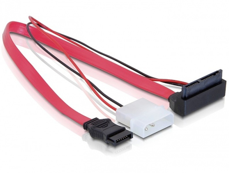 DeLOCK SATA Cable Micro 0.3m 0.3м Красный кабель SATA