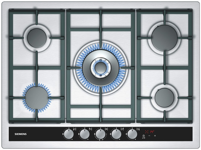 Siemens EC745RU90E Встроенный Gas hob Нержавеющая сталь плита