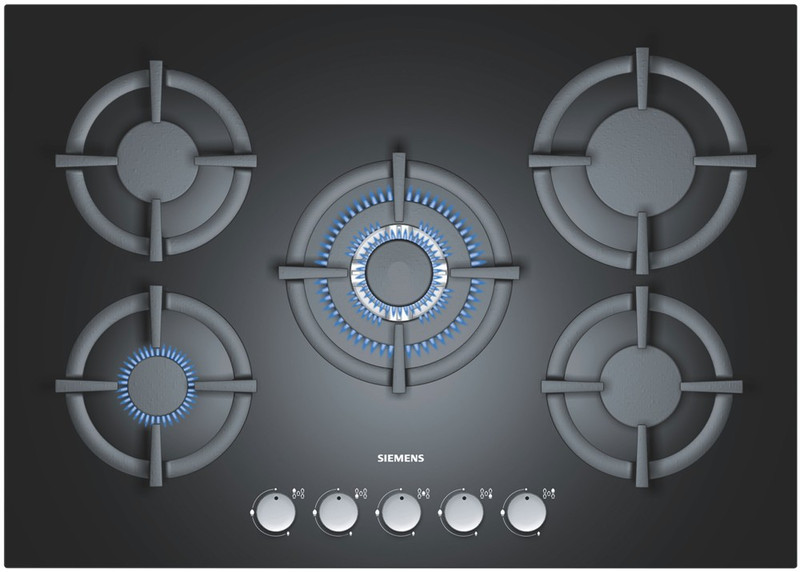 Siemens EP716QB20E Встроенный Gas hob Черный плита