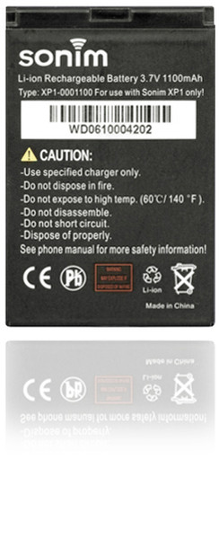 Sonim XP3.20 Quest Replacement Battery Литий-ионная (Li-Ion) аккумуляторная батарея