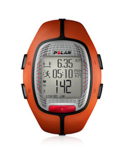 Polar RS300X Orange sport watch
