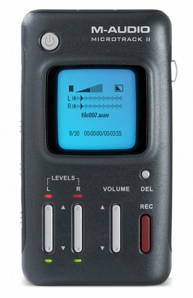 Pinnacle MicroTrack II 24Bit 96kHz Schwarz Digitaler Audiorekorder