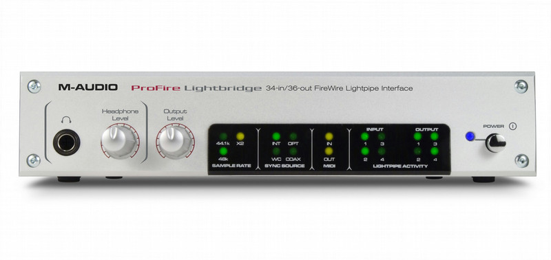 Pinnacle ProFire Lightbridge 24Bit 96kHz Silber Digitaler Audiorekorder
