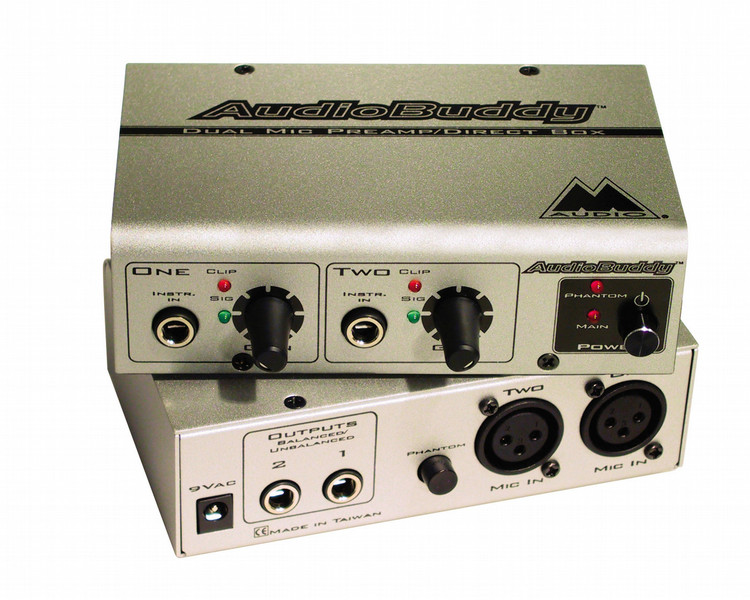 Pinnacle AudioBuddy 2.0Kanäle Silber AV-Receiver