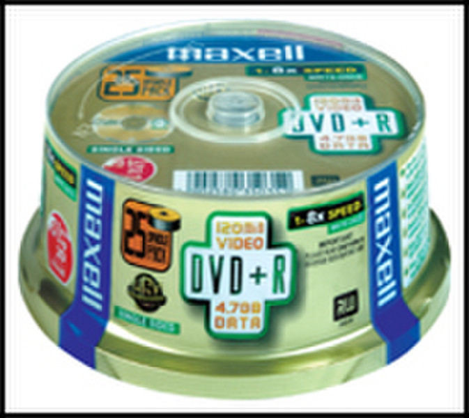 Maxell DVD+R 16x Spindle 4.7GB 50pc(s)