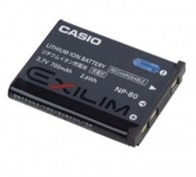 Desq Casio NP-80 Lithium-Ion (Li-Ion) 700mAh 3.7V rechargeable battery