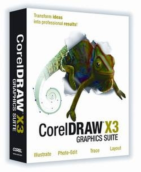 Corel CorelDRAW Graphics Suite X3, EN, CD, Win32 1пользов. ENG