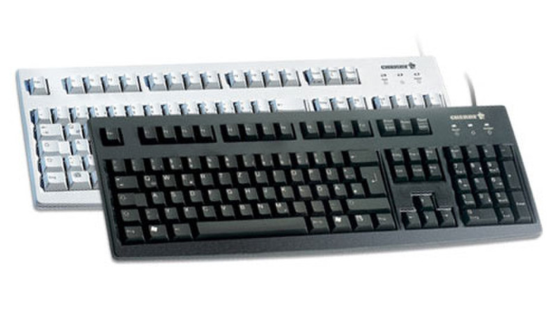 Cherry G83-6104 USB QWERTY Серый клавиатура