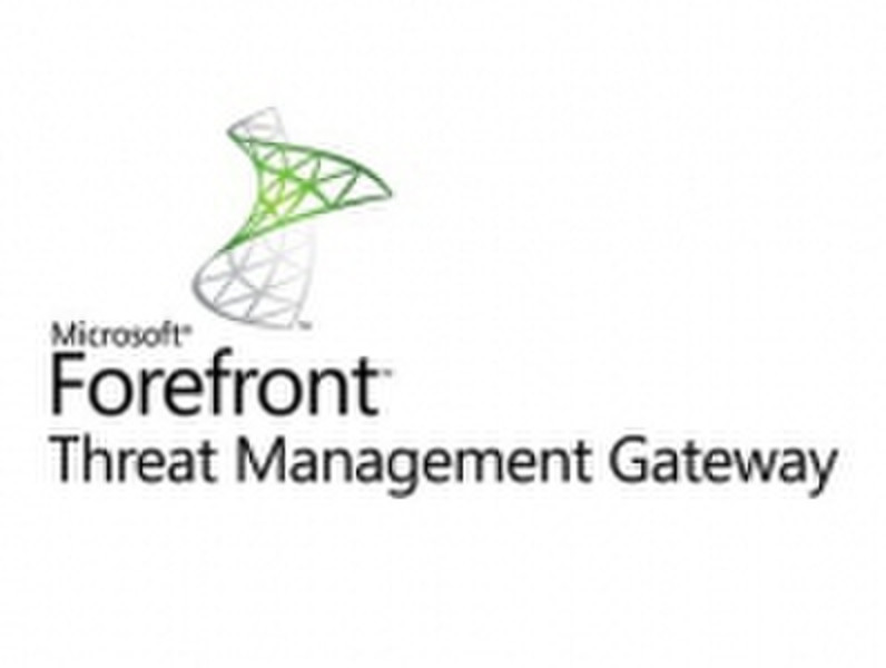 Microsoft Forefront Threat Management Gateway 2010 Standard, 64-bit, 1CPU, DVD, FRE FRE