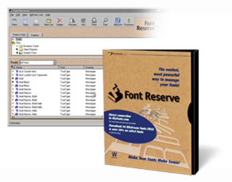 Extensis Font Reserve 1.7 Server ASA