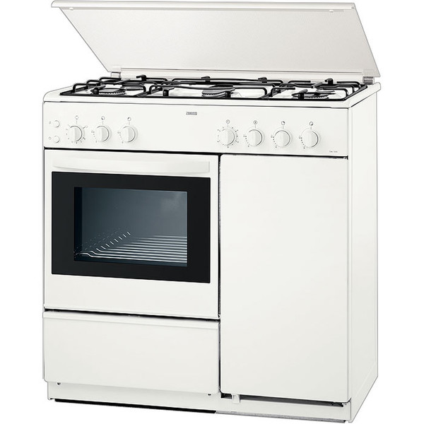 Zanussi ZCG 850 GW1 Freistehend Gaskochfeld Weiß