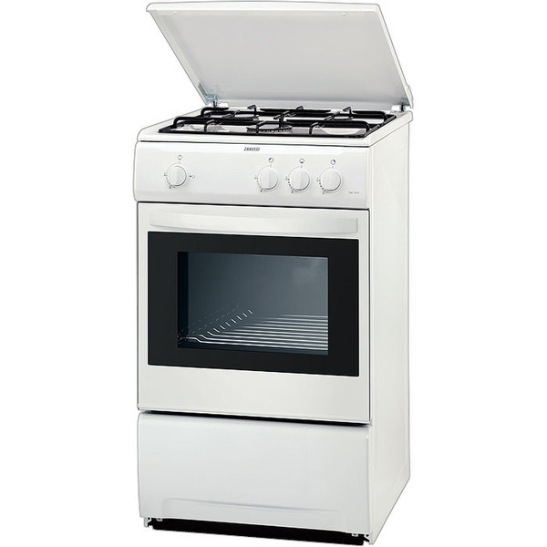 Zanussi ZCG 558 GW3 Freistehend Gaskochfeld Weiß