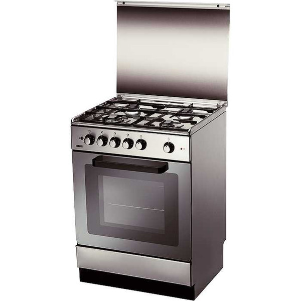 Zanussi ZCM 6501 X Freistehend Gaskochfeld Edelstahl