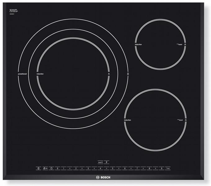 Bosch PID651N24E Встроенный Ceramic hob Черный плита