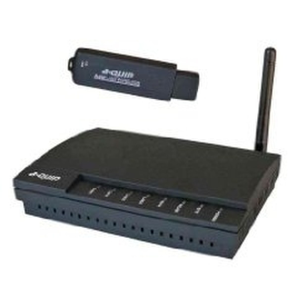 Aquip 54 Mbit/s Wireless LAN Router + USB 2.0 Adapter 54Mbit/s Netzwerkkarte