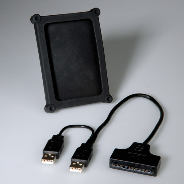 Value 12.99.1058 2 x USB SATA L Черный кабельный разъем/переходник