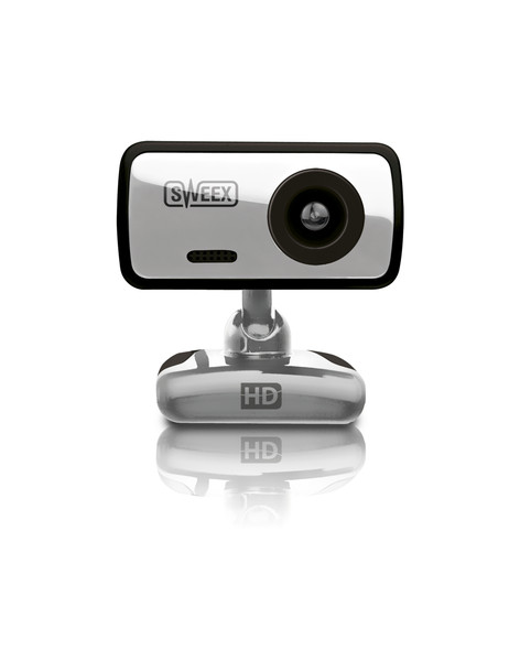 Sweex WC061 2МП 1600 x 1200пикселей USB 2.0 Cеребряный вебкамера