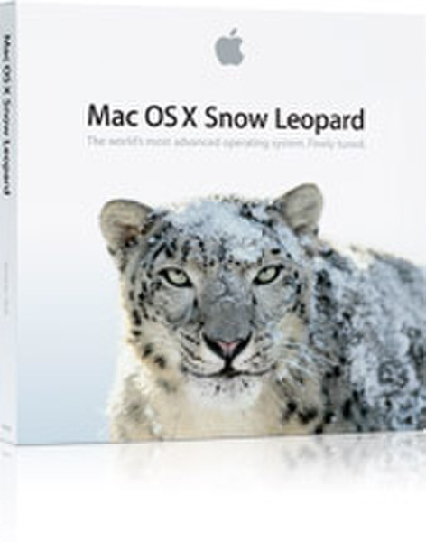 Apple EDU license Mac OS X Snow Leopard, 100-999 User