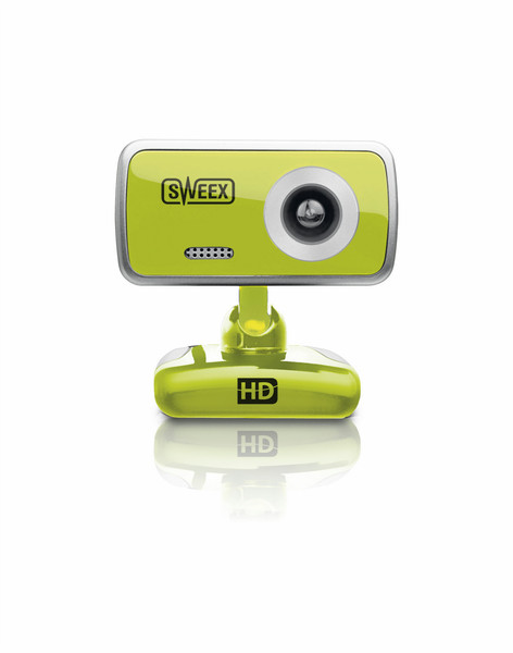 Sweex WC065 2МП 1600 x 1200пикселей USB 2.0 Зеленый вебкамера
