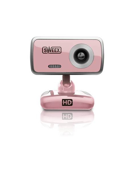 Sweex WC066 2MP 1600 x 1200Pixel USB 2.0 Pink Webcam