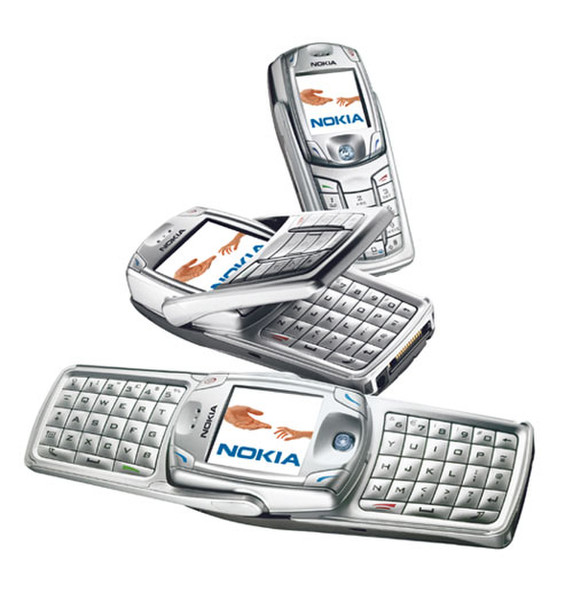 Nokia 6822 QWERTY 100г Cеребряный