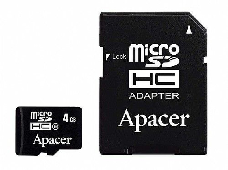 Apacer 4 GB microSDHC Triple Pack 4ГБ SDHC карта памяти