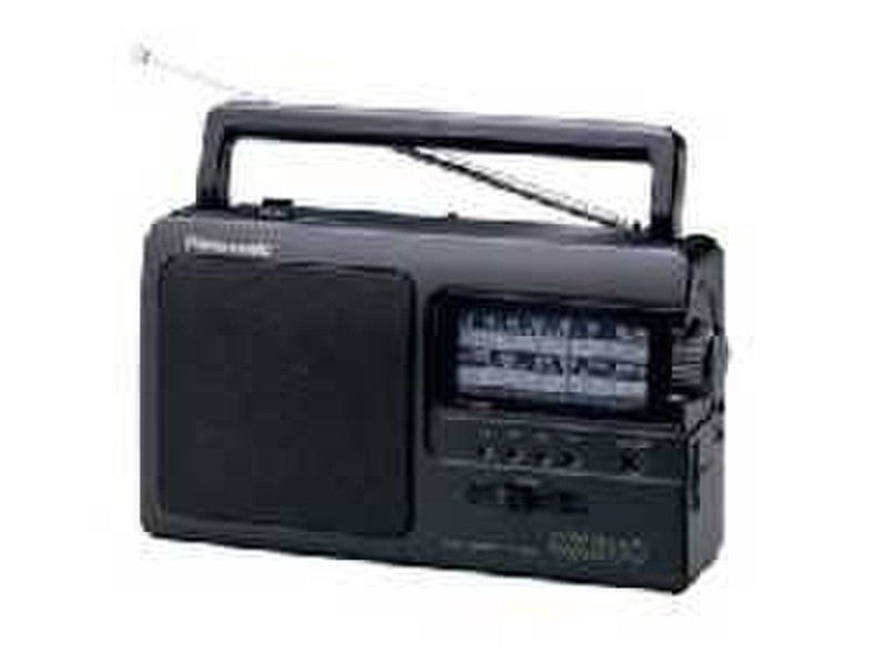 Panasonic RF-3500E9-K Portable Analog Black radio
