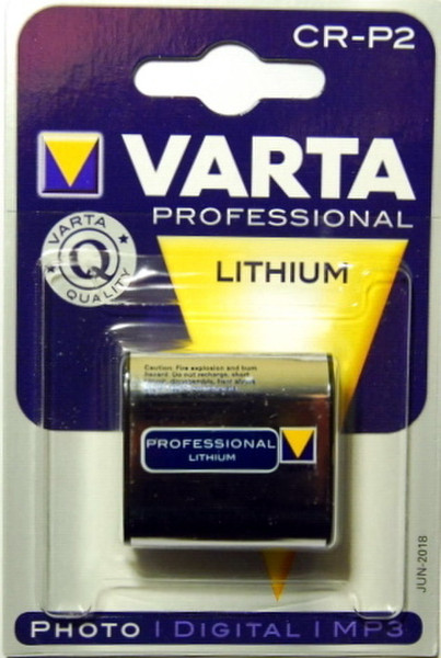 Varta System Lithium CRP2 Литиевая 6В батарейки