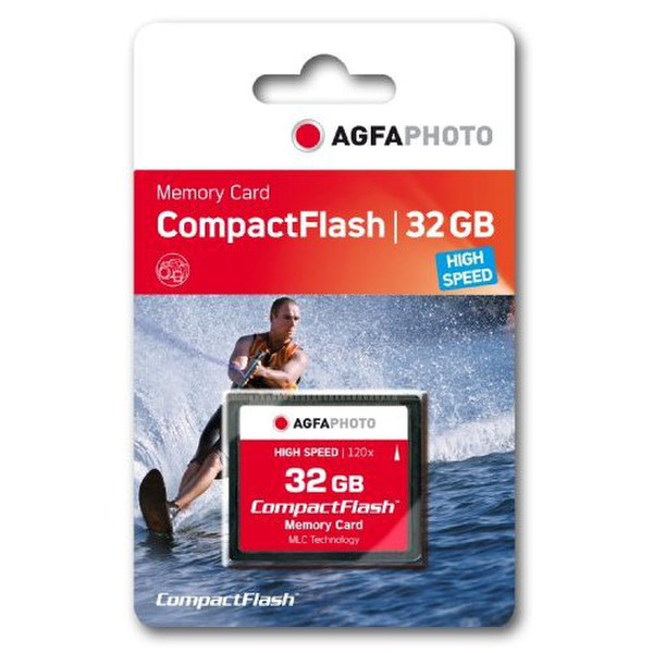 AgfaPhoto USB & SD Cards Compact Flash 32GB SPERRFRIST 01.01.2010 32GB Kompaktflash Speicherkarte