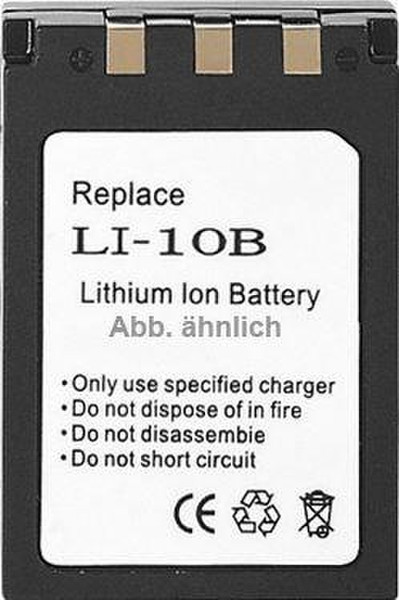Soligor Batt. Subst.f/ Oly. LI-10/12B Литий-ионная (Li-Ion) 1100мА·ч 3.7В аккумуляторная батарея
