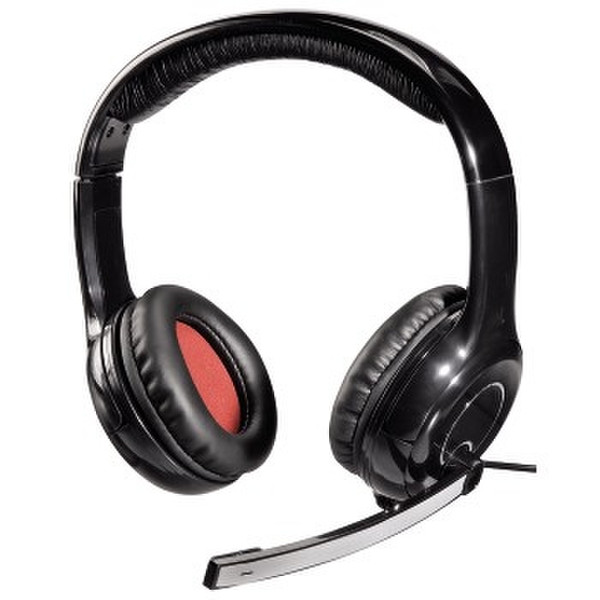 Hama HS-600 Binaural Black headset